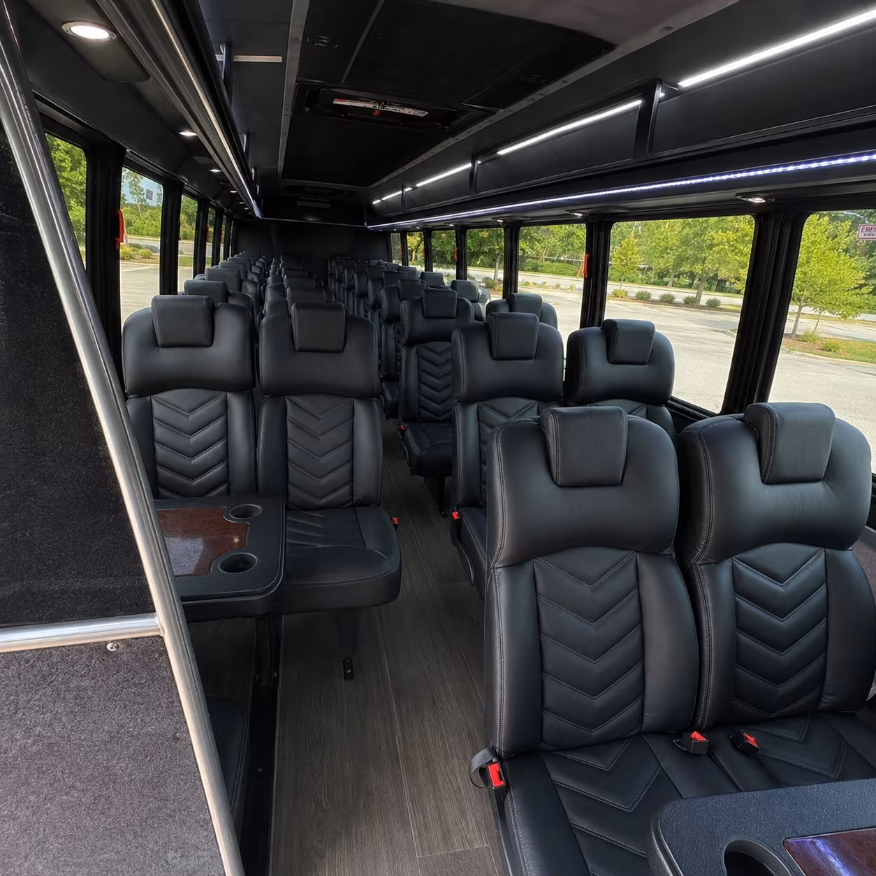 charter buses for large lansing wedding weekends
