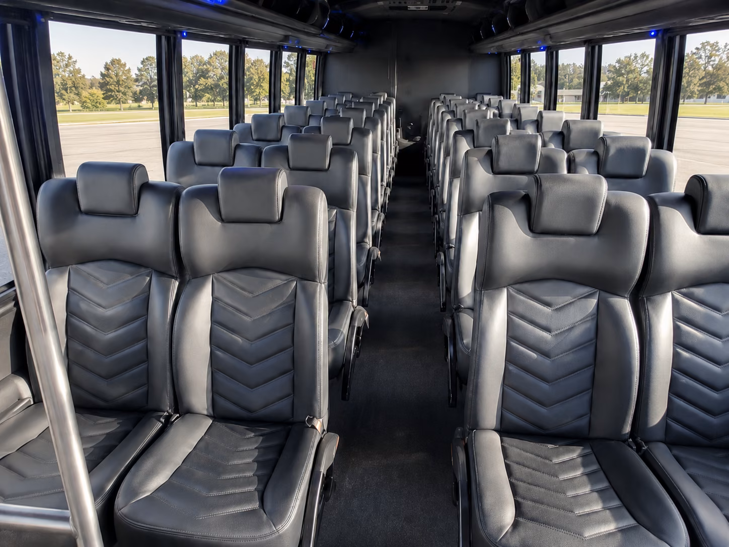 lansing 18 passenger minibus inside
