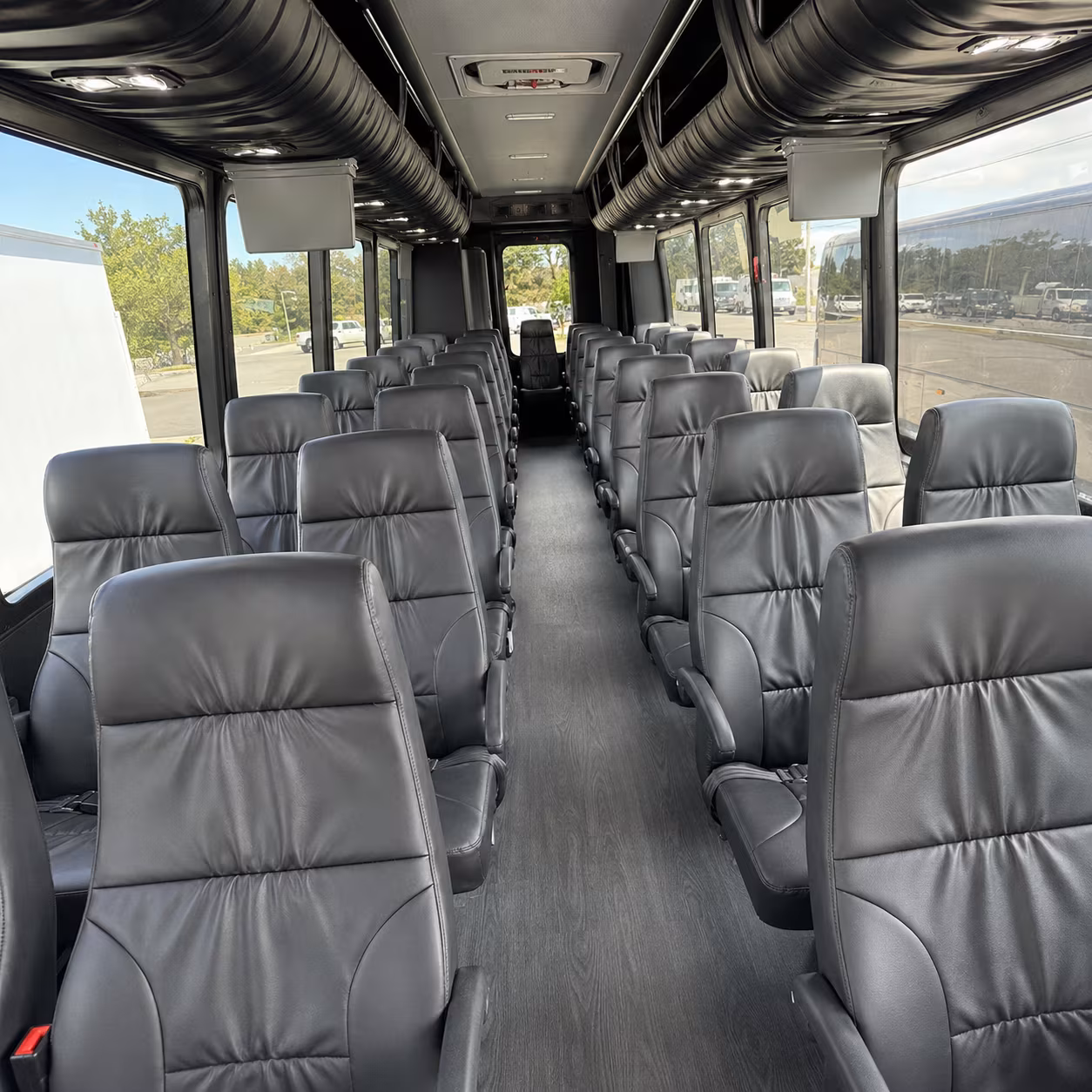 lansing 28 passenger minibus interior