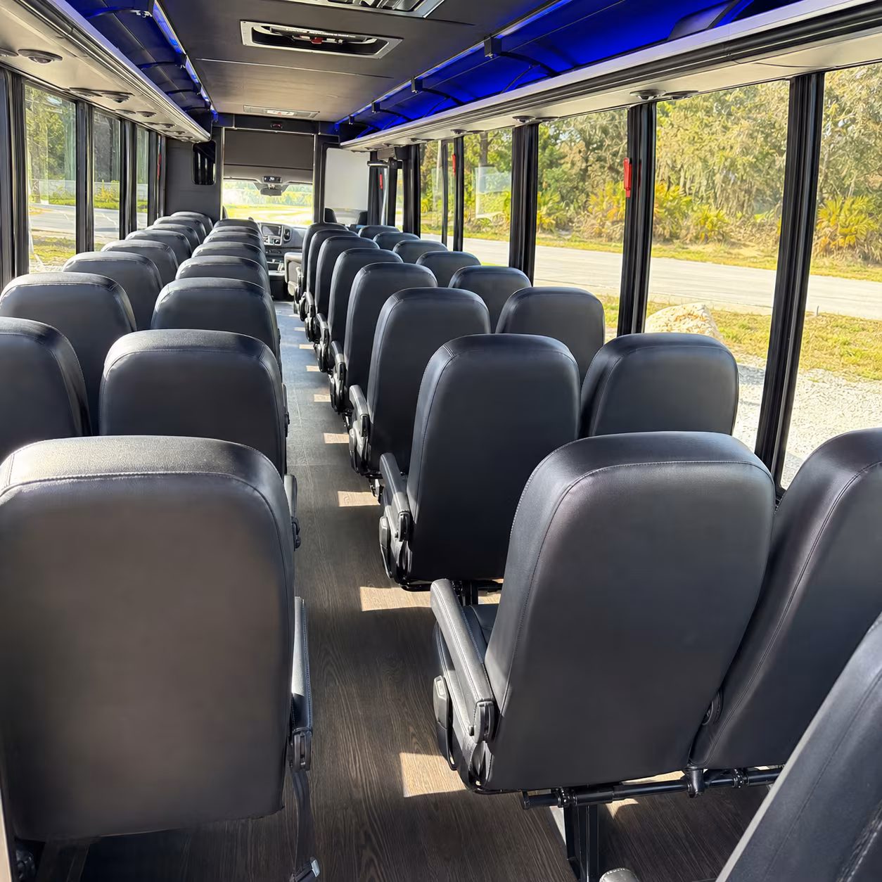 lansing 30 passenger minibus inside