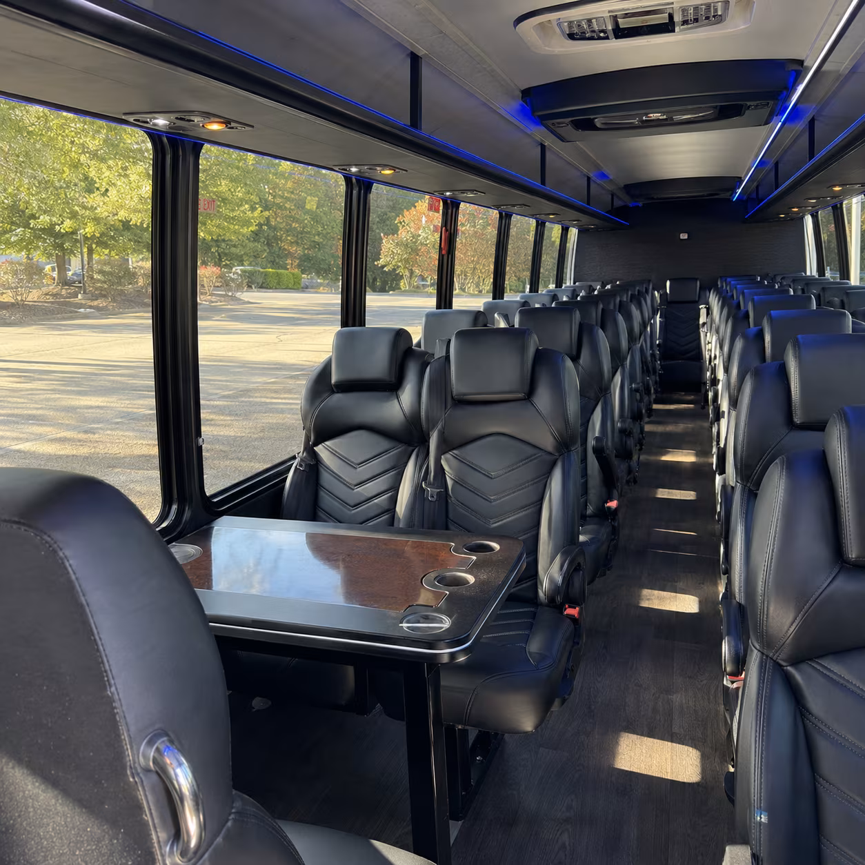 lansing 35 passenger minibus inside