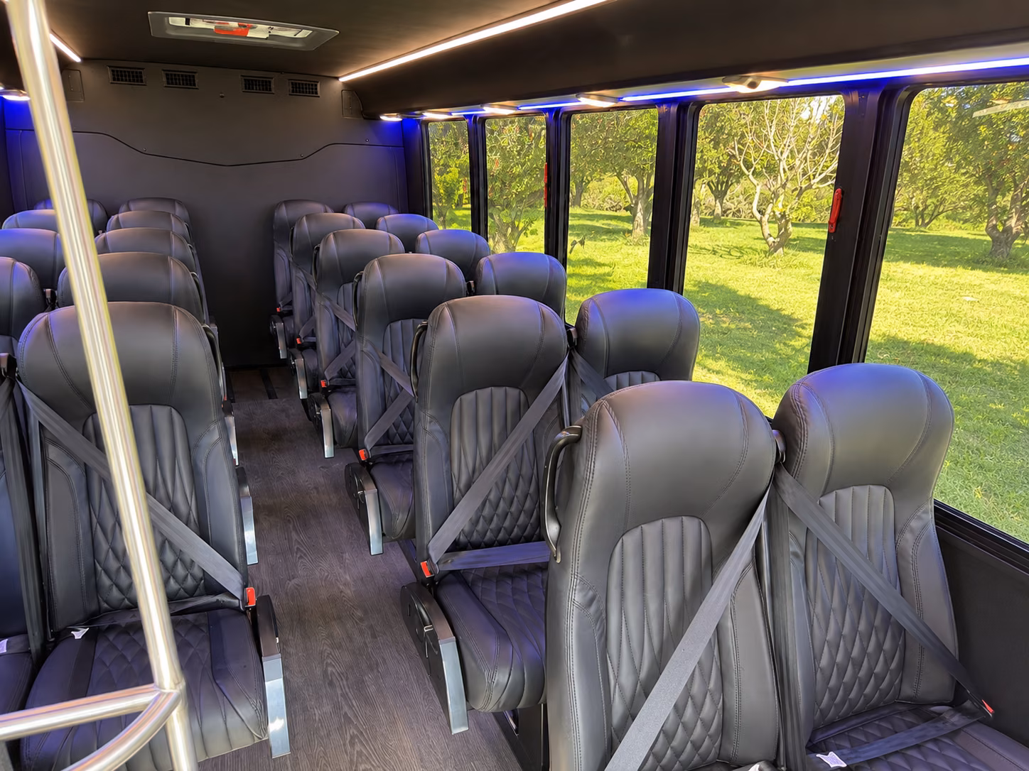lansing long distance transportation onboard seating