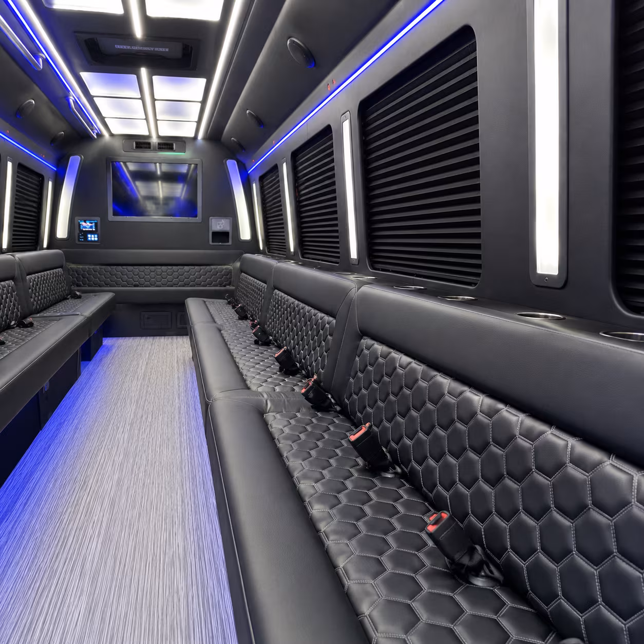 lansing party bus interior
