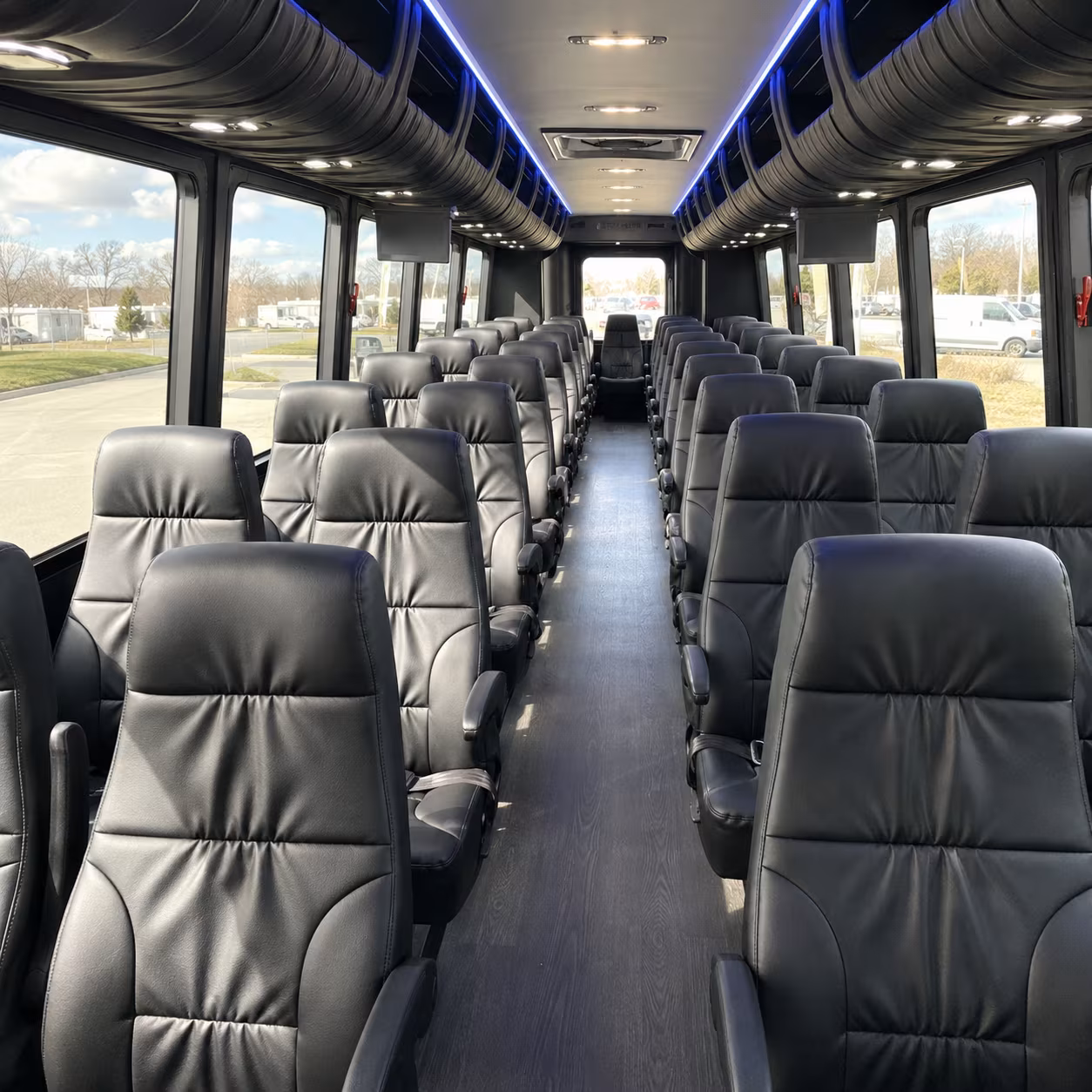 lansing wedding transportation onboard seating