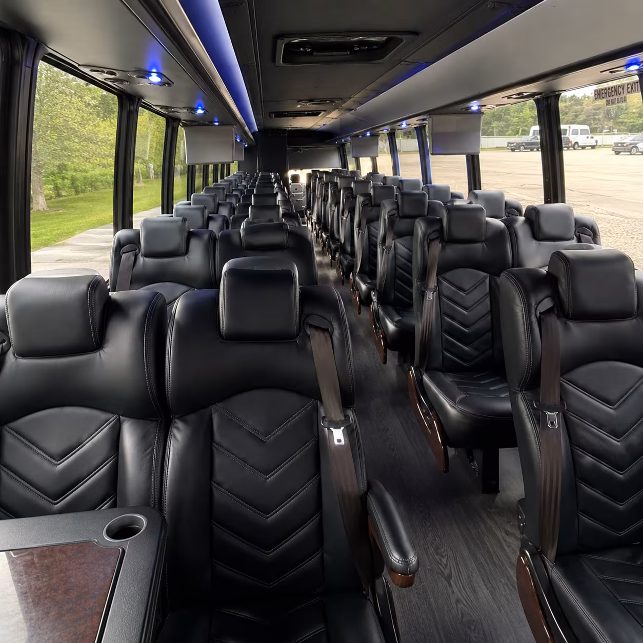 sprinter vans and minibuses for intimate lansing weddings